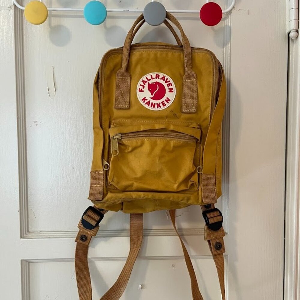 Mini Ochre Fjallraven Kanken Backpack